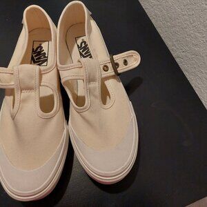 Vans Mary Jane's Cream/White